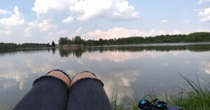 alone at the lake